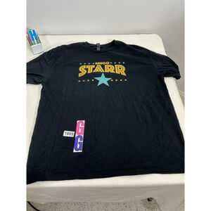 Unisex Gildan Rings Star Logo 2023 Tour Short Sleeve T Shirt Black 2XL NWOT